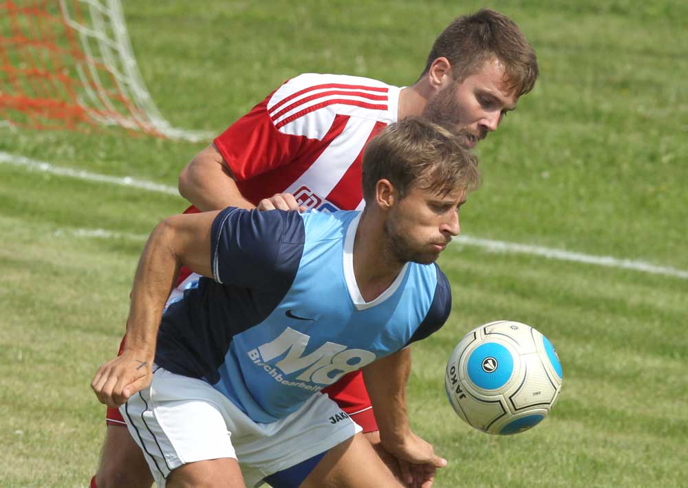 Auch in der Saison 2016/2017 trafen Viktoria Schaafheim und Germania Babenhausen früh in der Runde aufeinander. (Foto: Eyßen) Keller-Derby mit Kampf und Leidenschaft?