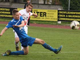 Alexander Kriegsch von der zweiten Mannschaft der TS gelang im Derby gegen die TG ein Hattrick. Zehn Tore im Ober-Röder Derby
