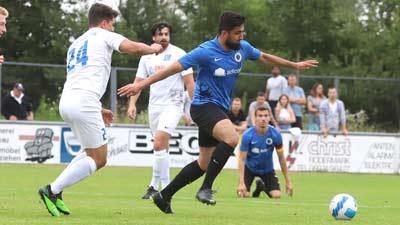 Bilder Anfangsphase Pokal-Halbfinale Germania Ober-Roden - SV Münster