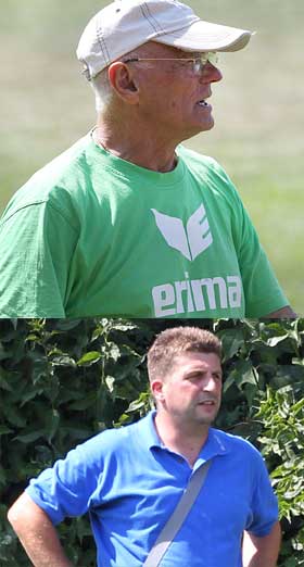 Milan Markovic (oben) ist nicht mehr Trainer von Viktoria Dieburg, sein Nachfolger wird Michele Madau. 14 Tore für Klein-Umstadt / Markovic weg