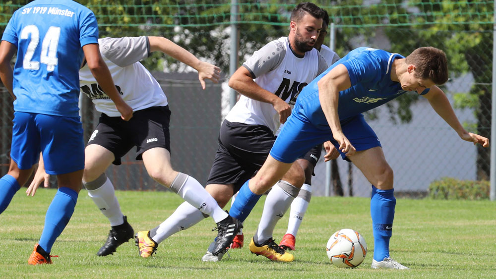 Adrian Postall hat bereits 20 Tore erzielt. (Foto: Eyßen) SV Münster mit toller Halbzeitbilanz