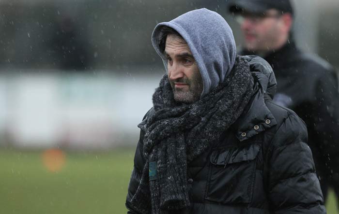 Ungemütliches Wetter herrschte bei der Trainer-Premiere von Naser Selmanaj beim SV Münster. Torlose Selmanaj-Premiere / Doppelpack von AH-Spieler