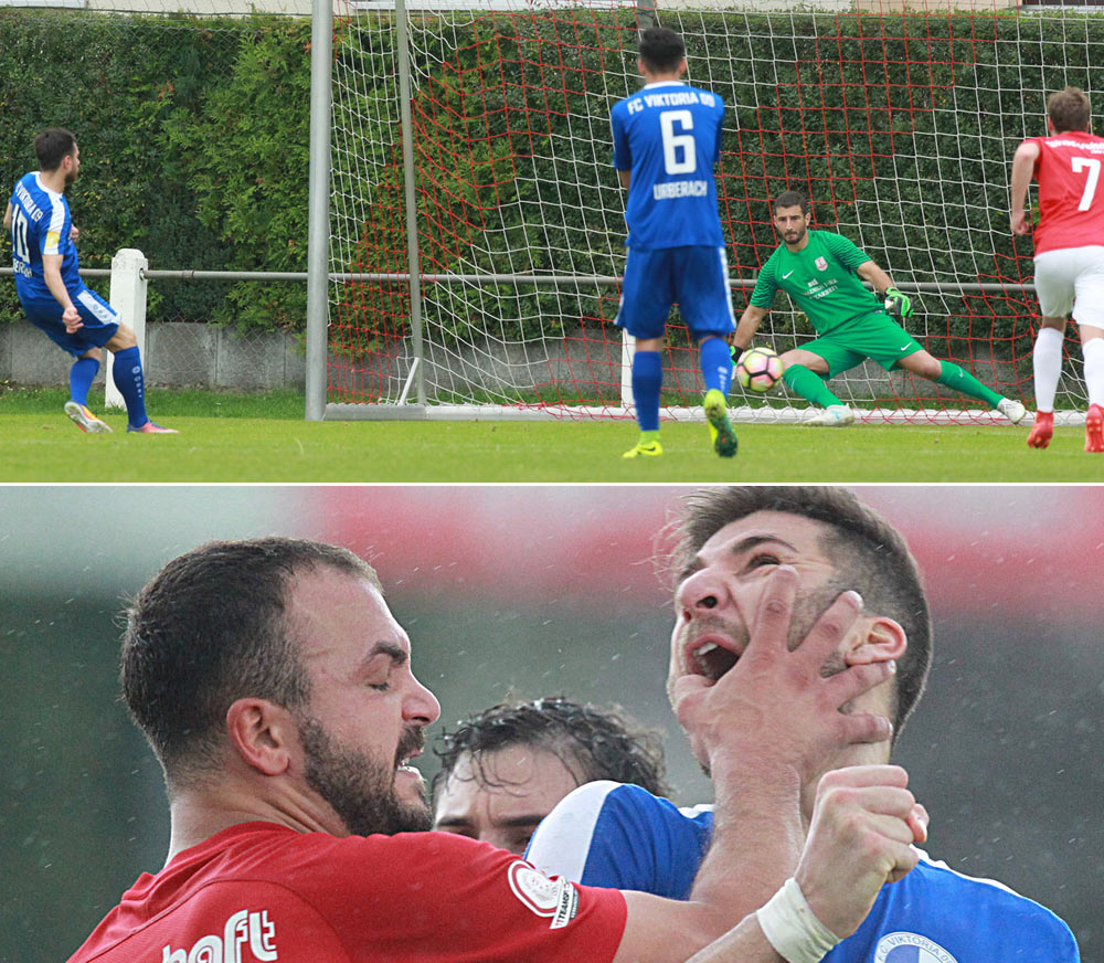 Elfer entscheidet Derby / Platzverweise nach Spiel